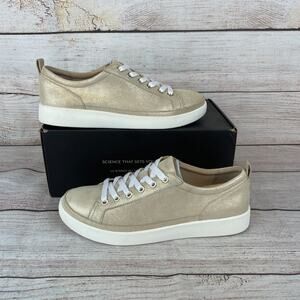 Vionic Winny Womens Sz 8.5 Sneakers Gold Shimmer